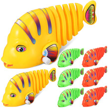 8Pcs Wind Up Fish Toys Clockwork Bath Pool Party Favors Animal Toys