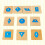 10 Unidades Matemáticos Montessori Geométricas De 4