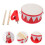 Conjunto De Instrumento De Percussão Orff Bifacial 4