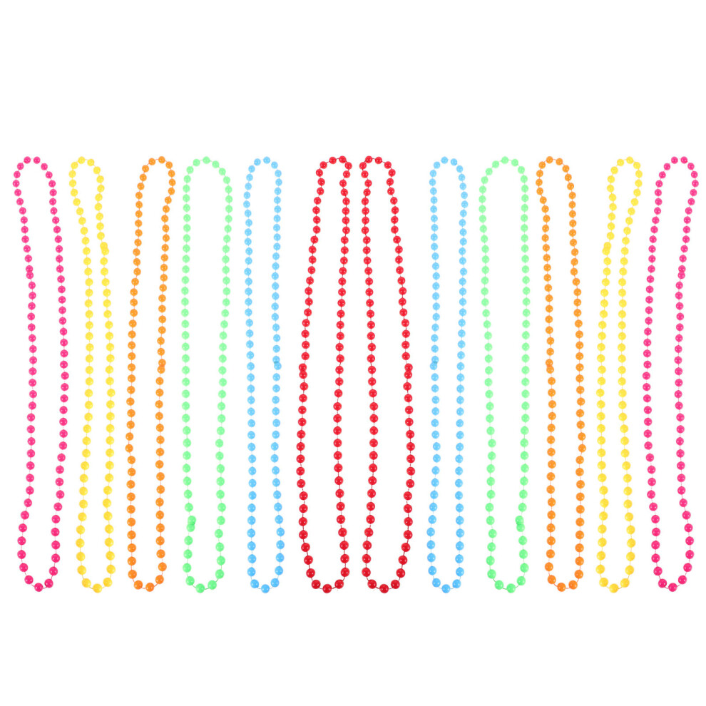 12 Sztuk Plastikowy Naszyjnik Na Maskowy Karnawał ŚWięTowanie-image