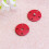 10 Pezzi In A Forma Mano Per (Rosso) 10
