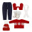 Conjunto Roupa De Natal Para Com Suéter, Lenço E Chapéu 11