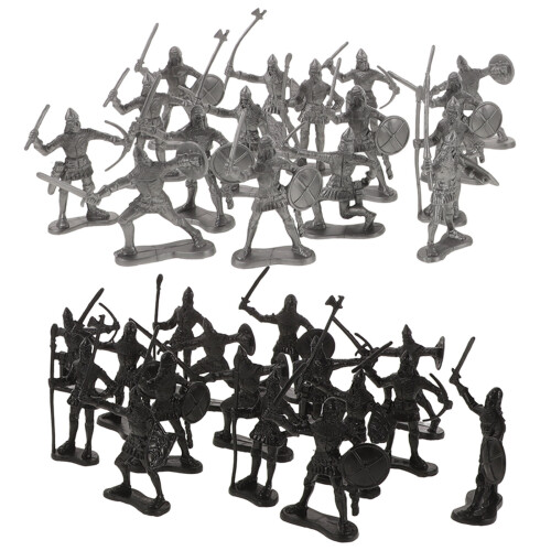 Soldado Medieval 60Pcs Exército Mini