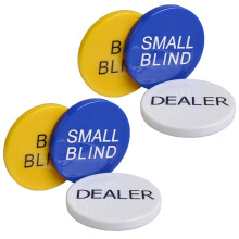 2 Set Gettoni Poker Giochi Gaming