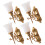 4Pcs Miniaturas De Lâmpada De Parede Para Decoração De Sandtable 8