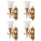 4Pcs Miniaturas De Lâmpada De Parede Para Decoração De Sandtable 2