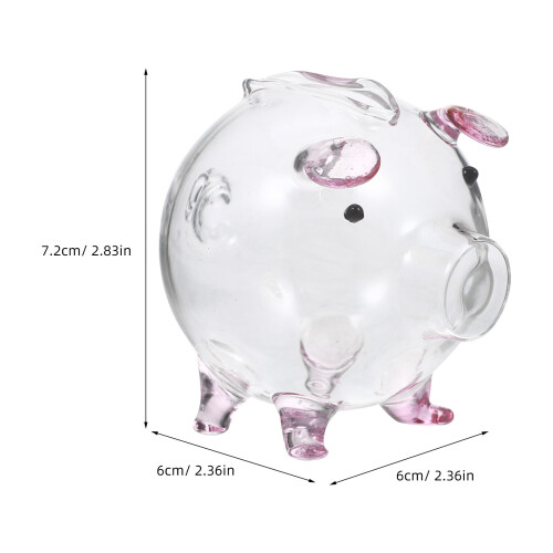 Piggy Bank De Borossilicato Transparente Para 2
