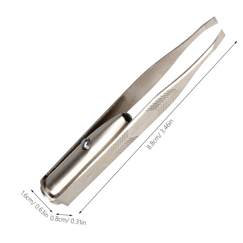 Creative Led Light Eyelash Eyebrow Hair Removal Tweezer 1