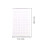 2Pcs Rolamento Acrílica Transparente Canto Arredondado 2