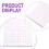 2Pcs Rolamento Acrílica Transparente Canto Arredondado 10