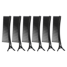 6Pcs Hårklämmor För Styling Och Avdelning Frisörverktyg