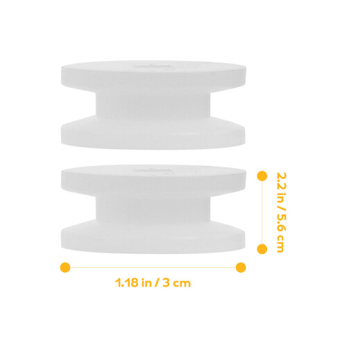 100 Unidades De Com Ranhura 2Mm Plástico Para 1