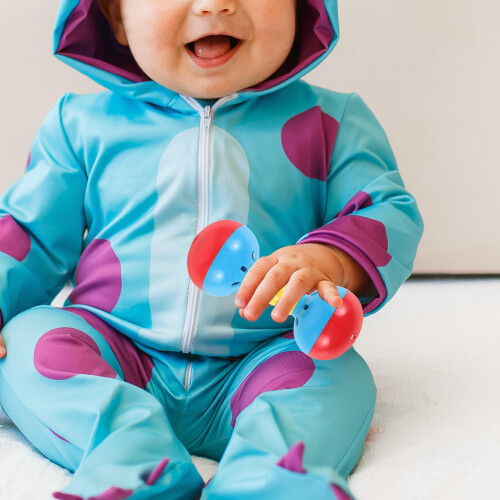 Chocalho Dupla Cabeça Para Bebês Brinquedo Musical De 2