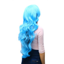 Peruca Longa Ondulada Com Para Cosplay Lolita
