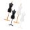 4Pcs Suporte Para De Forma De Vestido Mini Manequim 8