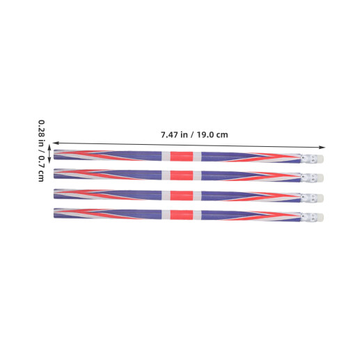 36 Pcs Lápis Com Borracha Do Unido 7,5" Para 1