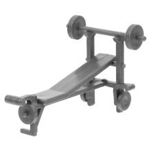 Miniatura De Equipamento De Fitness Para Casa De Bonecas