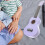 21 Ukulele Gitarrlek I Hårdträ För Tidig Utbildning (Lila) 10