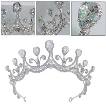 Bridal Zircon Huvudprydnad Bröllops Håraccessoar