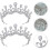 Bridal Zircon Huvudprydnad Bröllops Håraccessoar 6