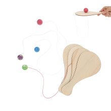 6Pcs Paddelbollsspel Inomhus För Barn
