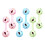 6Pcs Rattle Leksaker Hantel Grepp Utbildande Lekskak 8