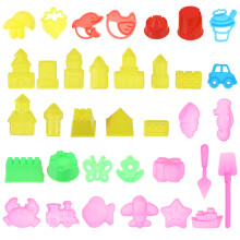 35 Delar Barns DIY Plastlina Lerformningsleksaker