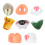 1 Set Halloweens Kostym Näsa Mask Accessoar Simulerad Rekvist 3