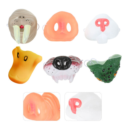 1 Set Halloweens Kostym Näsa Mask Accessoar Simulerad Rekvist 2