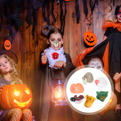 1 Set Halloweens Kostym Näsa Mask Accessoar Simulerad Rekvist 1