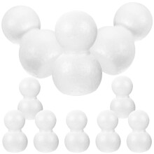 10Pcs Snögubbskreativa DIY-Sats Bollar För Barn