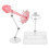 2Pcs Suporte Para De Ajustável Exibição Rosa 11