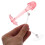 2Pcs Suporte Para De Ajustável Exibição Rosa 8