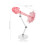 2Pcs Suporte Para De Ajustável Exibição Rosa 2