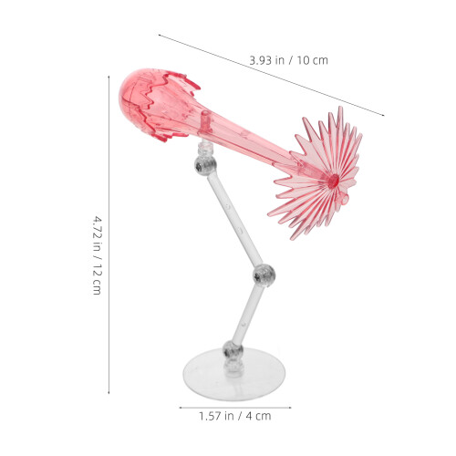2Pcs Suporte Para De Ajustável Exibição Rosa 1