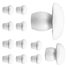 12Pcs Skumgjordelpar Omljusa Ej Målad Barn Diy Målning Leksak
