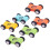 12Pcs Simulerad Racingbil Av , Miniatyrmodell För Barn 6