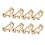 8Pcs Clip-On Örhängesbas -Genomstuckna Örhängesklockor Diy 1