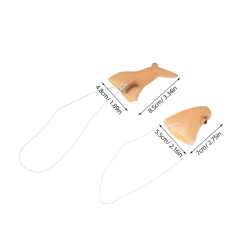 1 Set Näsa Och Hudaccessoar För , Cosplay, Halloween 2