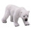 1 Miniatura De Urso Polar Plástico Para Decoração 6
