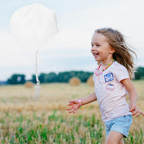 8Pcs Diy Barn Fallskärm Leksaker Mini Soldater 1