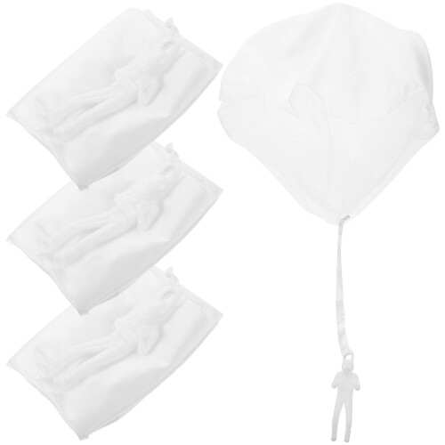 8Pcs Diy Barn Fallskärm Leksaker Mini Soldater 2