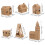 6Pcs Papphus För Barn: Diy Miniatyrstuga Av Papper 2