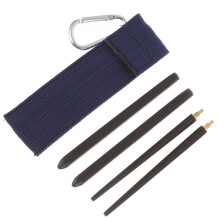 1 Par Återanvändbara Fällbara Chopsticks Väska