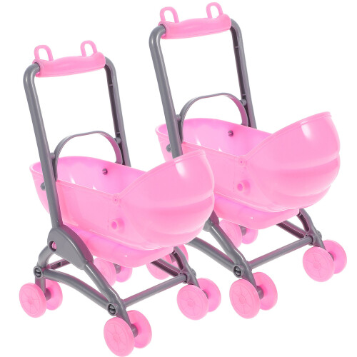 Mini Babyvagn Simuleringsvagn Leksak Plast 1