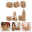 6Pcs Papphus För Barn: Diy Miniatyrstuga Av Papper 11