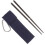 1 Par Återanvändbara Fällbara Chopsticks Väska 9