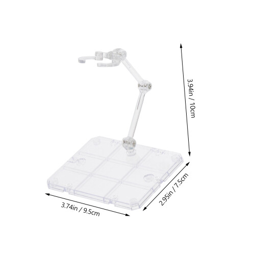 Set Actionfigur Ställ Transparent Leksak Dockhållare 2
