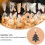 200St Kerstpapieren Hangtags Geschenketiketten Mix 9