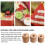 200St Kerstpapieren Hangtags Geschenketiketten Mix 11